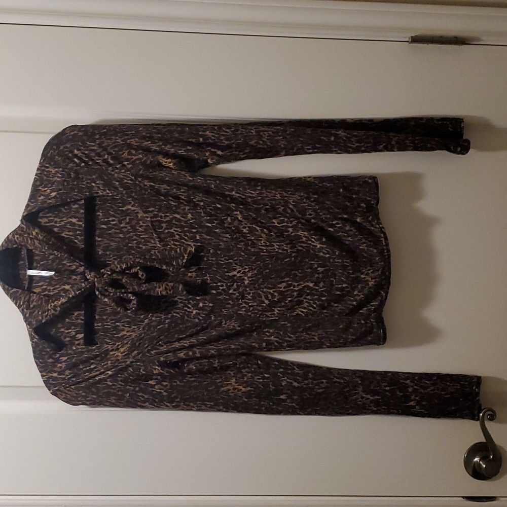 Free People Wild Thing Leopard Print Top